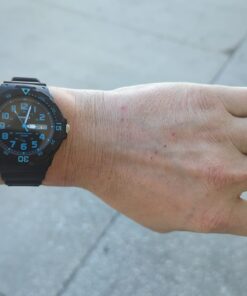 Casio Unisex MRW200H-2BV Neo-Display Black Watch with Resin Band 41 618bs4gI10L