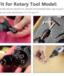 Yakamoz 2Pcs Quick Change Keyless Chuck Replacement Attachment for Rotary Tools 4486 3000 4000 7700 8200 285 275 12 618dGgW2PwL