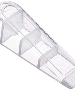 Magic Sliders 4” Translucent Rubber Doorstopper, Multi-Surface Design Great for use at Office, at Home, School, Easy to Install (#80378) – 2 Count