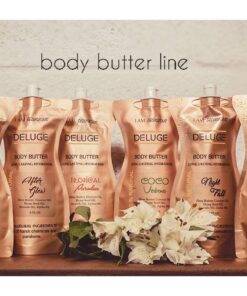DELUGE - Body Butter- Afterglow -100% Natural. Shea Butter, Coconut Oil, Hemp Seed Oil, Avocado Oil, Jojoba Oil. 6 oz. 8 618ebgvPMOL