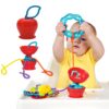 Grapple, Suction Cup Toys Holder for High Chair , Stroller and Teething Toys for Babies 6-12 Months. One of Your Baby Must Haves! Red 8 618euZ5bg0L
