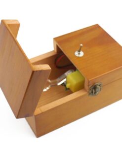 Willcomes Wooden Turns Itself Off Useless Box Leave Me Alone Box Perpetual Machine for Geek Gifts or Desk Toys Brown(without Logo) 9 618g50SPS L