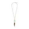 Kendra Scott Womens Rayne Necklace Chalcedony/Gold plated 4 618gBn4c JL
