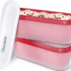 SUMO Ice Cream Containers with Lids for Homemade Ice Cream - Set of 2 Tubs - 1.5 Quart or 3 Pints per Container, Reusable Ice Cream Containers for Freezer Storage, Red 32 618gR8CdhvL
