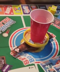 DRINK-A-PALOOZA Board Game: Fun Drinking Games for Couples Game Night | The Drinking Board Game for Parties That Combines Beer Pong + Flip Cup + Kings Cup Card Game and All The Best Drinking Games 45 618hsAuSuGL