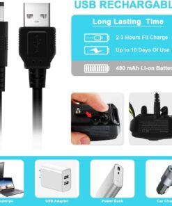 PetYeah Dog Bark Collar-5 Adjustable Sensitivity and Intensity Levels-Dual Anti-Barking Modes-Rechargeable/Rainproof/Reflective -No Barking Control Dog Shock Collar for Small Medium Large Dog 22 618jhyniJPL