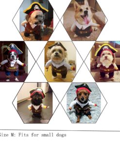 NACOCO Pet Dog Costume Pirates of The Caribbean Style (Medium) Medium Brown 26 618lDVoWL