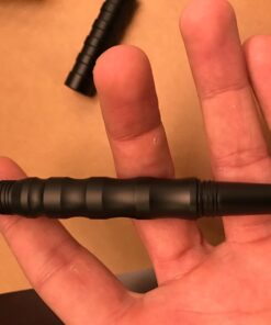 Smith & Wesson SWPENMP2BK 5.8in Aircraft Aluminum Refillable Tactical Screw Cap Pen for Outdoor, Survival, Camping and EDC 58 618nl9Gfd4L