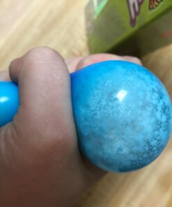 YoYa Toys Pull, Stretch and Squeeze Stress Balls - 3 Balls, Elastic Sensory Balls for Stress and Anxiety Relief, Autism and Special Needs Toys, Calming Fidgets for Kids and Adults, Ideal for Classroom Stretch Pack of 3 40 618pwTKVPLL