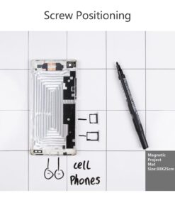 Magnetic Project Mat Showpin Magnetic Mat for Screws with Dry Erase Pen - Large Size Magnetic Pad Preventing Small Screws from Getting Lost and Unorganized - 9.8x11.8 inches 23 618s9NJyOJL