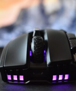 CORSAIR IRONCLAW WIRELESS RGB Rechargeable Gaming Mouse with Slipstream Technology - 18,000 DPI - 3-Zone RGB Multi-Color Backlighting - Black 52 618sdVU23vL