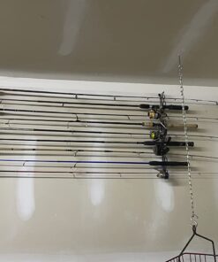 Old Cedar Outfitters Wire Horizonal Ceiling Rack for Fishing Rod Storage, Holds up to 9 Fishing Rods, WHR-009 11 618tgfbKGuL