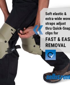 Sellstrom Ultra Flex III KneePro Knee Pads for Construction, Gardening, Flooring - Pro Protection & Comfort for Men & Women (Multiple Colors) Foliage Knee Pad 21 618u5DJP1BL
