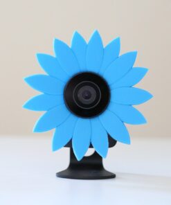 Alternative view of Hide-Your-Cam Nest Cam Security Camera Camouflage Blue Sun Flower Cover Skin Case Disguise Protection Decoration Also Fits on Yi Home Cam
