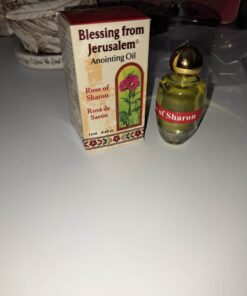Rose of Sharon Jerusalem Anointing Oil 0.4 fl.oz(12ml)from the Land of the Bible Rose of Sharon 33 618xEh9qh4L