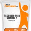 BULKSUPPLEMENTS.COM Ascorbic Acid Powder - Vitamin C Powder, Pure Vitamin C Ascorbic Acid, 1000mg Vitamin C - Powdered Vitamin C, Food Grade & Gluten Free - 1000mg per Serving, 250g (8.8 oz) 8.8 Ounce (Pack of 1) 46 618xgDoAaL
