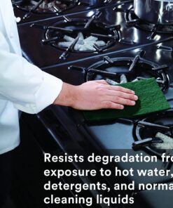 3M Scouring Pad 96-20, 20 Pads, 6” x 9”, General Purpose Cleaning, Food Safe, Non-Rusting 6" x 9" 13 618z zWX0S