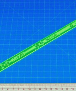 LITKO Fire Gauge | Ruler | Shooting Gauge | Compatible with Star Wars: Armada (Fluorescent Green) Fluorescent Green 5 619 llvMmvL