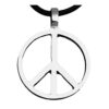 Trilogy Jewelry Pewter Classic Peace Sign Love Hippie Pendant on Leather Necklace 27 6192dMIqYAL