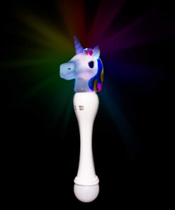 Alternative view of LED Light Up Unicorn Bubble Wand Toy | Includes (2) 3oz Bubble Solutions | Batteries Included