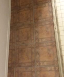 Nexus Self Adhesive 12-Inch Vinyl Floor Tiles, 20 Tiles - 12" x 12", Spanish Rose Pattern - Peel & Stick, DIY Flooring for Kitchen, Dining Room, Bedrooms & Bathrooms by Achim Home Decor 50 6193xalWA L