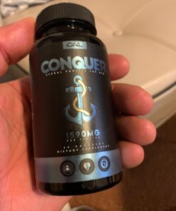 Conquer Mens Fertility Supplement - Testosterone Booster for Men w/Maca Root, Horny Goat Weed & Tribulus Terrestris - Male Fertility Supplement - Libido Booster for Men - Male Enhancement Pills -60Ct 39 619498ACcL 1