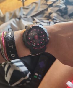 Casio Women's BA-111-1ACR Baby-G Analog-Digital Display Quartz Black Watch 22 6198Vn1ZXL