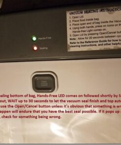 Seal-a-Meal Manual Vacuum Sealer System & Starter Bags - FSSMSL0160-000,White 44 6198q9IBiXL