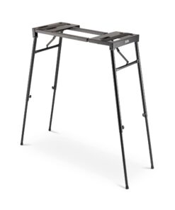 On-Stage KS7150 Platform-Style Keyboard Stand (Setup for Keyboards, Synths, Organs, and Electric Pianos, 230 lb Capacity, Adjustable Height and Width, Folding, Portable, Rubber Feet, Metal, Black) 14 61995Nltl5L