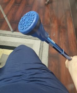 REHAND Walking Cane - Foldable, Adjustable, Collapsible Walking Canes for Men & Women, Pivot Tip, with Travel Bag | Walking Sticks for Seniors & Adults Ocean Blue 116 6199Amo8RIL