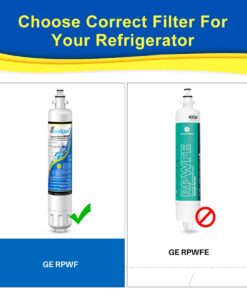 Alternative view of Excelpure Refrigerator Water Filter Replacement Cartridge, Compatible with GE RPWF, RWF3600, Great Quality