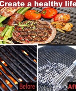 BEST BBQ Grill Brush Stainless Steel 18" Barbecue Cleaning Brush w/Wire Bristles & Soft Comfortable Handle - Perfect Cleaner & Scraper for Grill Cooking Grates 28 619CJZxymVL