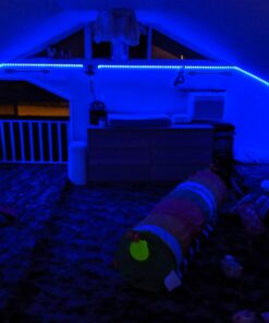 DAYBETTER Led Strip Lights Waterproof, 32.8ft(2 Rolls of 16.4ft) LED Tape Lights Color Changing 300 LEDs Light Strips Kit with 44 Keys Ir Remote Controller and 12v Power Supply for Indoor Outdoor Use 60 619Cu33Q16L