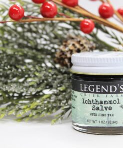 Alternative view of Legend's Creek Farm, Herbal Salve, 20% Ichthammol Drawing Salve, Impurities, Stings, & Splinters, Handmade in USA, 1 Oz Jar (Ichthammol Pine Tar S.) Ichthammol Pine Tar 1 Ounce (Pack of 1)