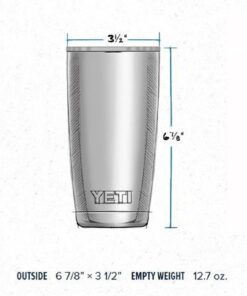 YETI Rambler Vacuum Insulated Tumbler with Lid Stainless Steel 20 Oz. 26 619Eirmv1hL