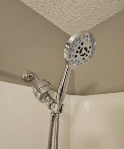 AquaBliss High Output Revitalizing Shower Filter - Reduces Dry Itchy Skin, Dandruff, Eczema, and Dramatically Improves The Condition of Your Skin, Hair and Nails - Chrome (SF100) 36 619FT7SkeuL