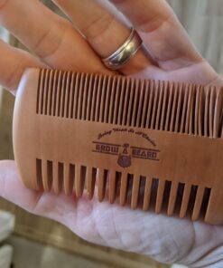 Beard Brush for Men & Beard Comb Set w/Mustache Scissors Grooming Kit, Natural Boar Bristle Brush, Dual Action Wood Comb, and Travel Bag Great for Christmas Gift (Bamboo) Bamboo 40 619H3UfOiL 1