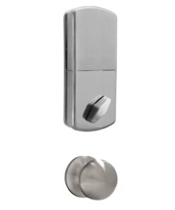 MiLocks TFK-02SN Digital Deadbolt Door Lock and Passage Knob Combo with Keyless Entry via Keypad Code for Exterior Doors, Satin Nickel 9 619HcJG0pYL