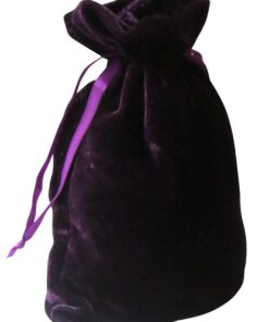 Paper Mart Tarot Bags Luxurious Velvet Bundle of 4: Hunter Green Navy Blue Rose and Purple 6" X 9" Each 18 619JpRcMNEL