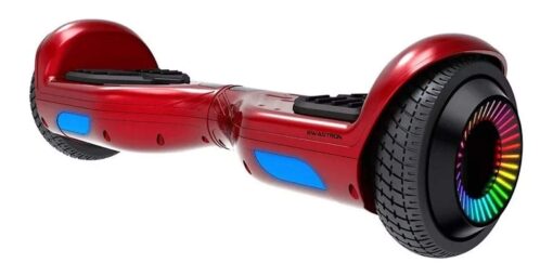 SWAGTRON Swagboard Twist Lithium-Free Hoverboard with Startup Balancing Twist Remix LED Red