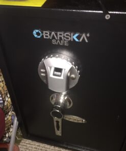 BARSKA Large Biometric Safe, Multi (AX11650) Black 14"x13"x19.75" 1.45 CU FT 20 619KXlU6elL
