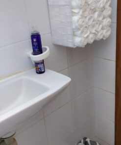 Amazon Basics Fast Drying Bath Towel, Extra Absorbent, Terry Cotton Washcloth, 12 x 12 Inch, White - Pack of 60 29 619L54klBYL