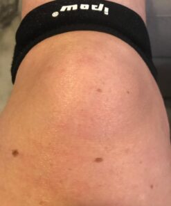 IPOW 2 Pack Knee Pain Relief & Patella Stabilizer Knee Strap Brace Support for Hiking, Soccer, Basketball, Running, Jumpers Knee, Tennis, Volleyball & Squats. One Size Black 33 619MjKU4oJL