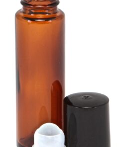 Vivaplex 24, Amber, 10 ml Glass Roll On Bottles with 3-3 ml Dropper's 12 619OBRbVasL
