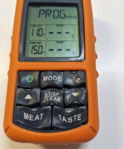 ThermoPro TP20 500FT Wireless Meat Thermometer with Dual Meat Probe, Digital Cooking Food Meat Thermometer Wireless for Smoker BBQ Grill Thermometer Orange 31 619P8MB38GL