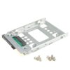 DSLRKIT 2.5" SSD to 3.5" SATA Hard Disk Drive HDD Adapter Caddy Tray CAGE Hot Swap Plug 19 619RKD6aXbL