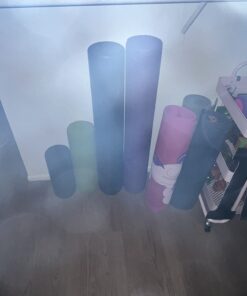 ProsourceFit High Density Foam Rollers 12 - inches long, Firm Full Body Athletic Massage Tool for Back Stretching, Yoga, Pilates, Post Workout Muscle Recuperation, Black 36"H x 6"D 38 619RsXloL