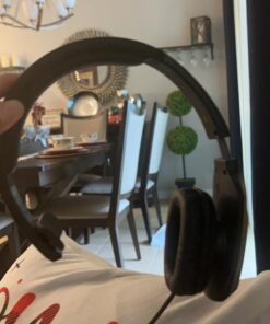 LEVN Bluetooth Headset with Microphone, Trucker Bluetooth Headset with AI Noise Cancelling & Mute Button, Wireless On-Ear Headphones 60 Hrs Working Time, for Trucker Home Office Remote Work Zoom LE-HS012 33 619SH5DUuTL