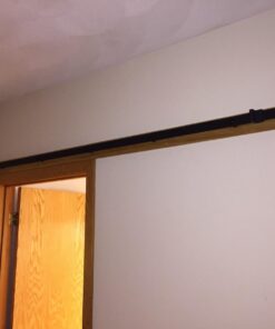 U-MAX 6.6 FT Sliding Barn Wood Door Basic Sliding Track Hardware Kit (Basic "J") 44 619SokKx4WL