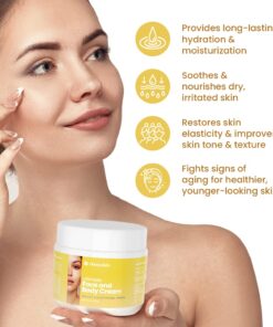 Hydrating Face Moisturizer & Body Cream with Manuka Honey Cream - Organic Face Moisturizer & Body Lotion for Extremely Dry Skin - For Dry & Itchy Skin, Rosacea & Eczema Prone Skin (Original, 2oz) Original 2 Ounce (Pack of 1) 27 619T7otBKhL 1